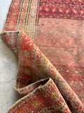 3x8 Heavily Abrashed Vintage Persian Runner #4457