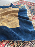 Clean antique Art Deco rug showing gentle time-earned marks of life and rich character.