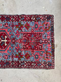 2x12 Sky Blue Skinny Vintage Persian Runner #4532