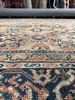 Antique Worn Persian Rug / Mahal 8’5 x 12’5 Rug #4292ML