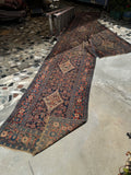 A Pair of Antique Persian Runners #3492 #3494