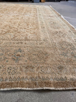 Large Warm and Neutral Antique Persian Tabriz Rug / 7’ x 10’7 Rug #TBD