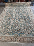 Large Antique Persian Rug / 7’6 x 10’4 Persian Malayer Rug #4413