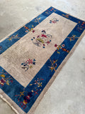 3x6 Art Deco Chinese Rug #4126