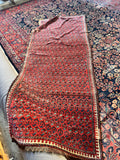 19th Century Full Pile Persian Veramin Runner / 4’3 x 10’1 Rug #3105-A