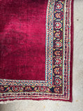 Long 24 Foot Vintage Persian Runner / 2’7 x 23'9 Narrow Vintage Runner #4378ML