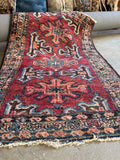 Small Tribal Antique Persian Rug / 2’8 x 4’ Rug #4391