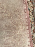 Large Neutral Vintage Rug / 8' x 9'10 Antique Chinese Rug #1263