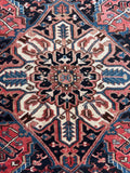 Large Persian Heriz Rug / 8’2 x 11’6 Antique Heriz #4414
