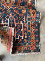 Skinny Narrow Vintage Persian Runner #3995