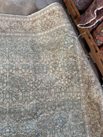 7x10 Muted Vintage Persian Rug #4046