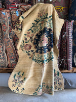 Mid Century Turkish Oushak Rug / 4’5 x 6’5 Vintage Rug #3783