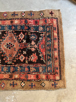 4x10 Camel Hair Antique Persian Runner #4243ML