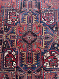 10x14 Tribal Antique Persian Heriz Rug #3668