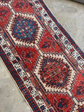 11 Foot Antique Persian Camel Hair Runner / 3’2 x 11’ Rug #3950