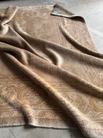 8x11 Neutral Antique Oushak Rug #3167