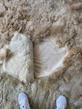 Cleaning, Repairs and Thick Rug Pad for Large Shaggy Sheepskin Rug