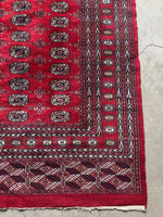 6'2 x 9'4 Vintage Afghani Bokhara Rug #2794