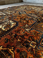 9x12 Vintage Full Pile Tribal Heriz rug / 9x12 Vintage Rug #2118