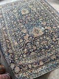 9x12 Antique Persian Floral Rug #4281