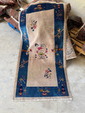 3x6 Art Deco Chinese Rug #4126