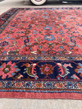 9x12 antique Persian Mahal #4642