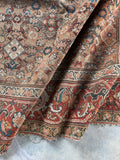 7x16 Antique Worn Persian Rug #3903