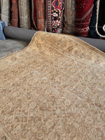Large Warm and Neutral Antique Persian Tabriz Rug / 7’ x 10’7 Rug #TBD