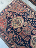 Antique Persian Ferahan Sarouk / 4’2 x 6’9 Rug #4337