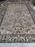 Antique Persian Heriz / 6’9 x 10’1 Neutral Persian Rug #4442