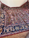 Large Square Vintage Persian Rug / 9’3 x 10’4 Antique Mahal Rug #3614