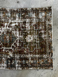 3x4 Subdued Vintage Persian Tribal Scatter Rug #3635