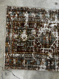 3x4 Subdued Vintage Persian Tribal Scatter Rug #3635