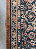 Antique Worn Persian Rug / Mahal 8’5 x 12’5 Rug #4292ML