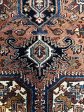 9x12 Vintage Full Pile Tribal Heriz rug / 9x12 Vintage Rug #2118