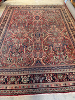 Antique Persian Mahal / 10’2 x 13’4 Rug #4044