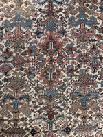 7’ x 8’4 Antique and Time Softened Gorevan Heriz Rug #4073