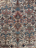 7’ x 8’4 Antique and Time Softened Gorevan Heriz Rug #4073