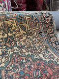 Small Floral Persian Rug / Ferahan Sarouk #4317