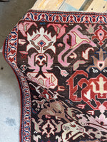 Antique Tribal Rug / 3’8 x 5’4 Caucasian Rug #4024