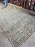 7x10 Muted Vintage Persian Rug #4046