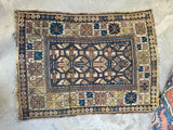 Small Vintage Tribal Rug / 3’3 x 4’7 Rug #4407