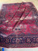 Large Antique Turkish Rug / 8'9 x 11’7 Sparta Rug #4100