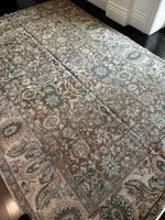 7x10 Floral Antique Persian Rug #3504