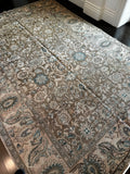 7x10 Floral Antique Persian Rug #3504