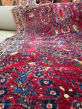 Small Antique Persian Mohajeran Sarouk Rug / 3’6 x 4’8 Rug #4258ML