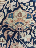 9x12 Antique Persian Floral Rug #4281