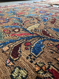 4x10 Vintage Persian Rug / 4x11 Antique Camel Runner #4204ML