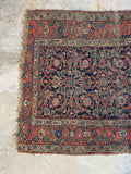 Small Tribal Antique Persian Area Rug / 4’ x 6’3 Bidjar Rug #4402
