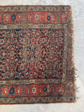 Small Tribal Antique Persian Area Rug / 4’ x 6’3 Bidjar Rug #4402